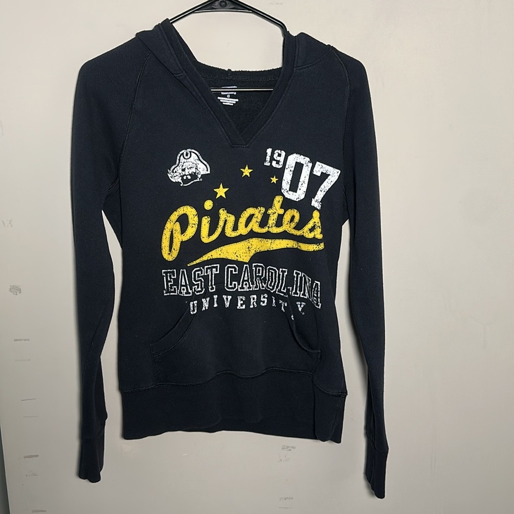 Soffe East Carolina University Pirates Black Sweatshirt